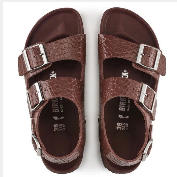 Birkenstock Milano Leather Sandals 40 - Picture 1 of 14